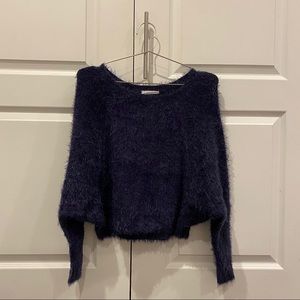 fuzziest batwing sweater